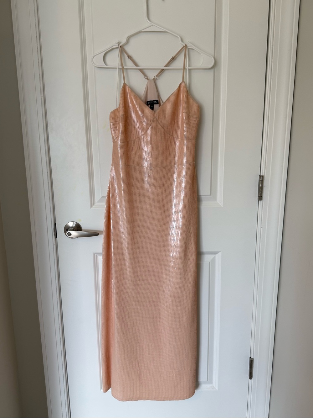 Express Sequin Maxi Dress